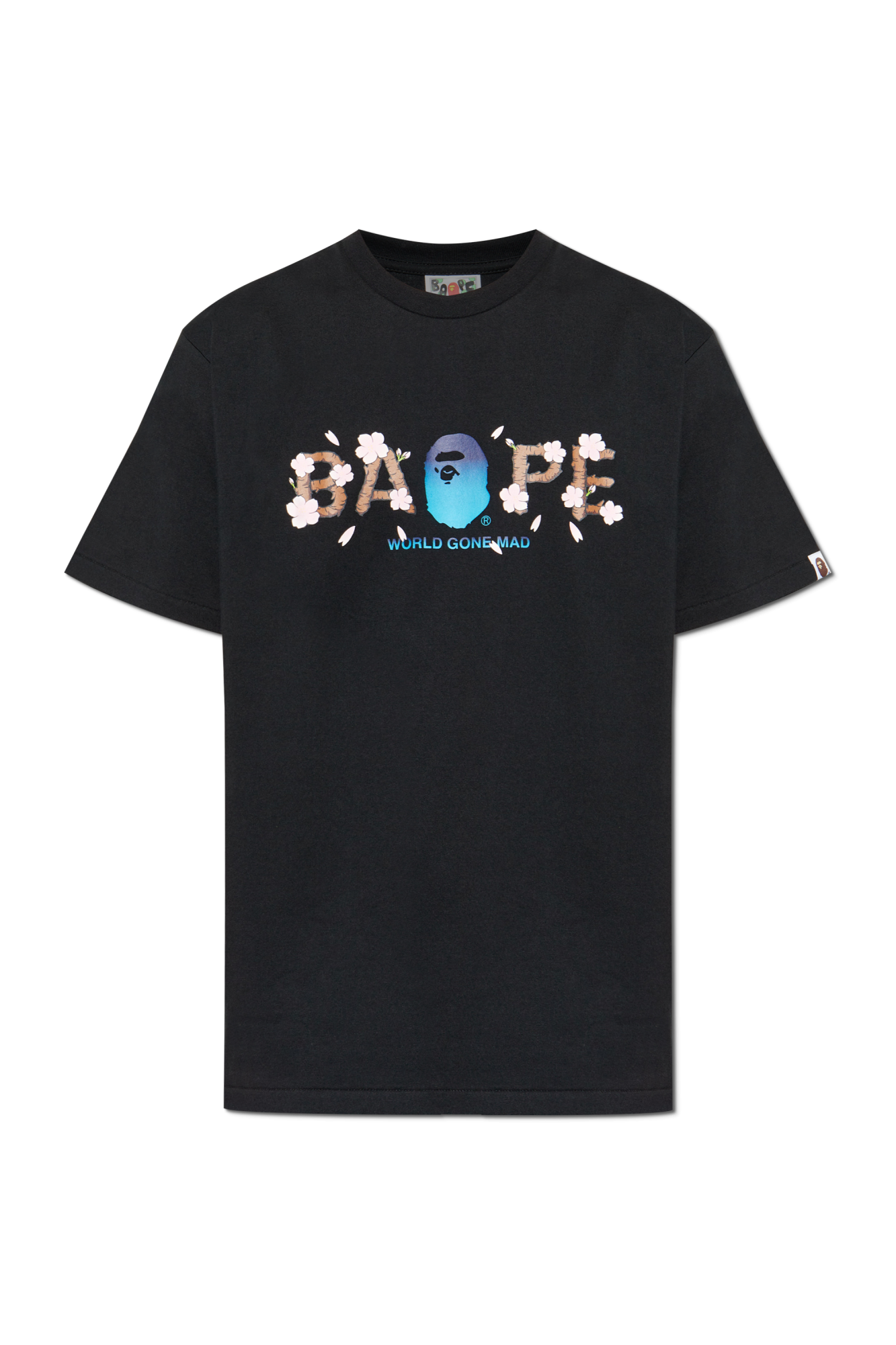 A BATHING APE® ロゴ Tシャツ | ブラック | FARFETCH JP